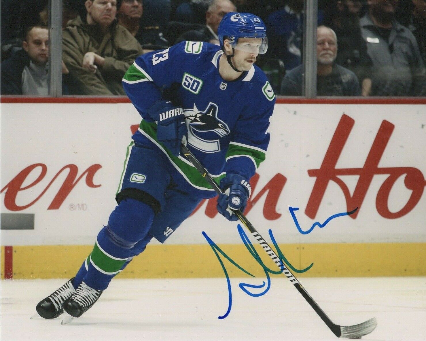 Vancouver Canucks Alexander Edler Autographed Signed 8x10 NHL Photo Poster painting COA #17