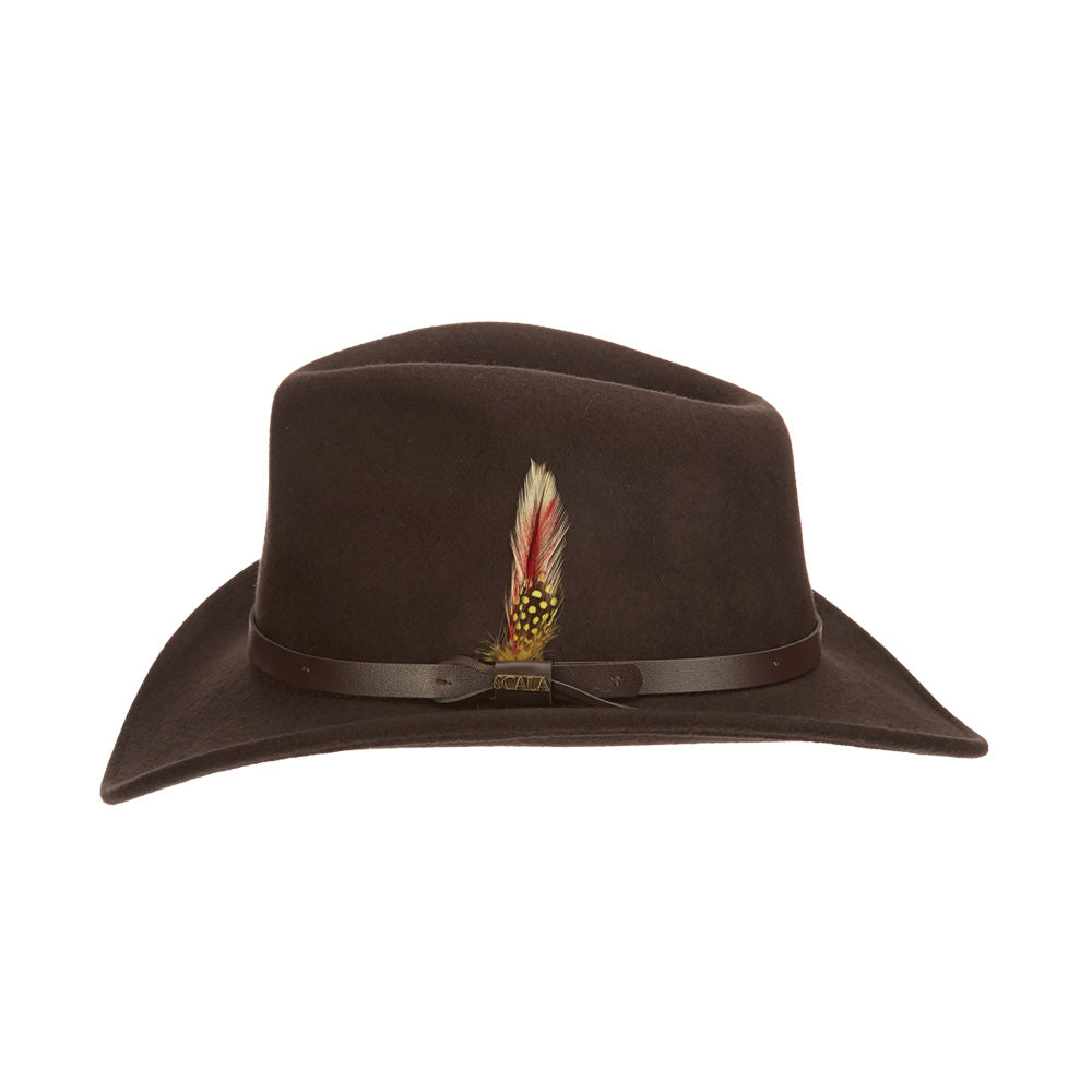 Dakota Fedora-CHOCOLATE[Fast shipping and box packing]