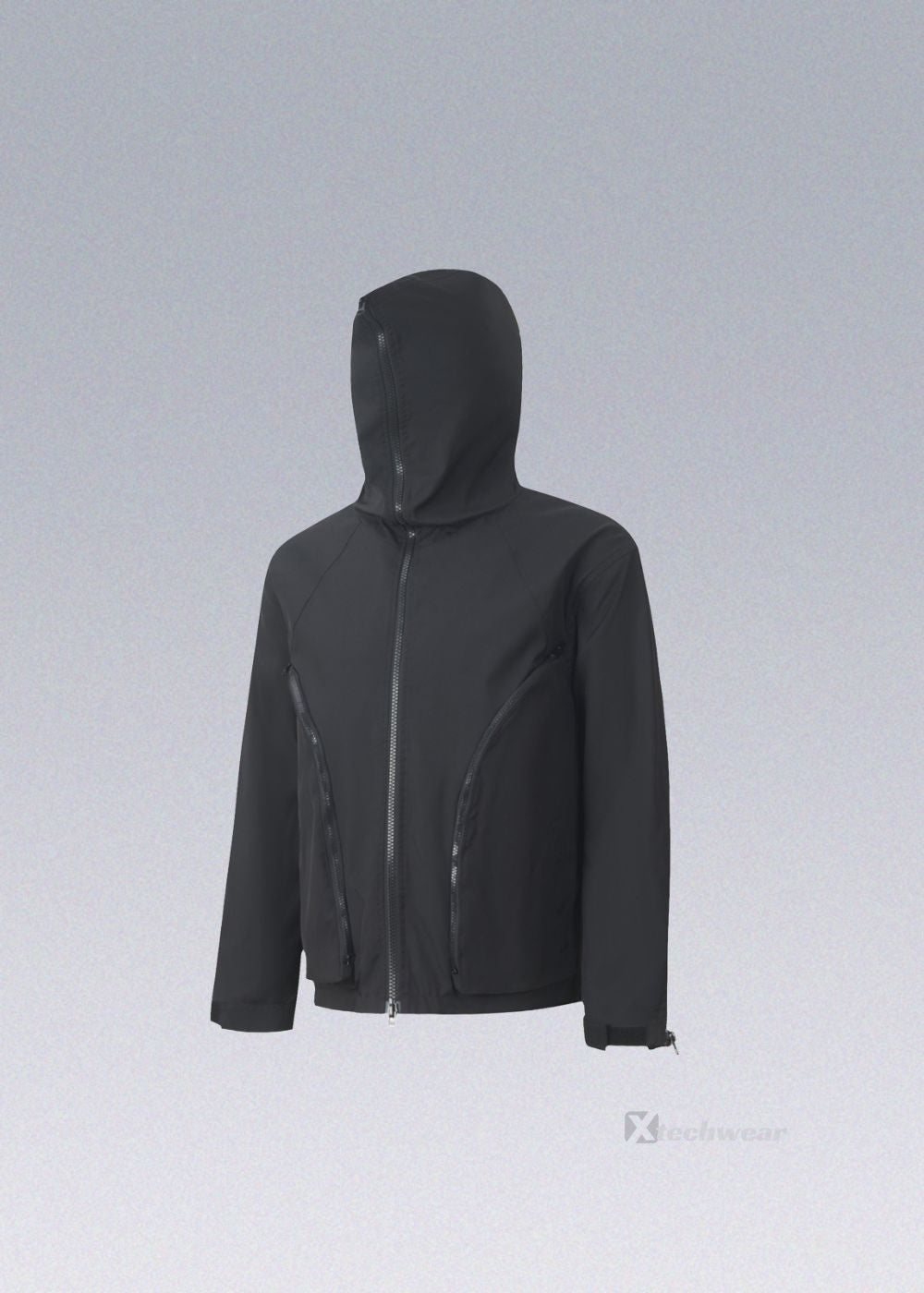 Curved Zipper Jacket CATSSTAC® techwear-x