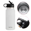 40oz Insulated Cup Mug Straw Lid Stainless Steel Thermos Water Bottle Wide Mouth