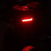 Solar Bicycle Rear Light USB Charging Waterproof Lamp Riding Safety Accessories
