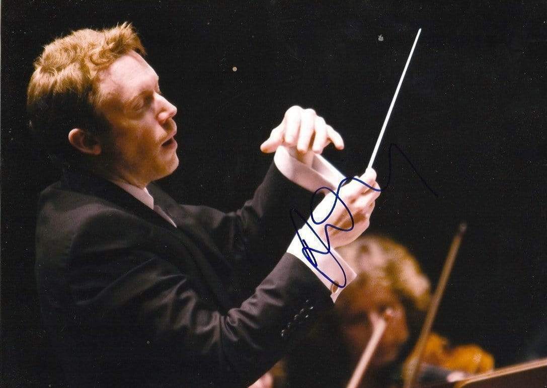 Daniel Harding CONDUCTOR autograph, In-Person signed Photo Poster painting