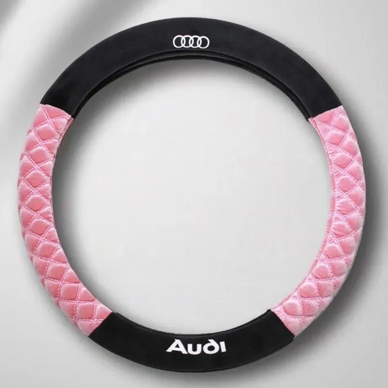 Car Winter Plush Steering Wheel Cover