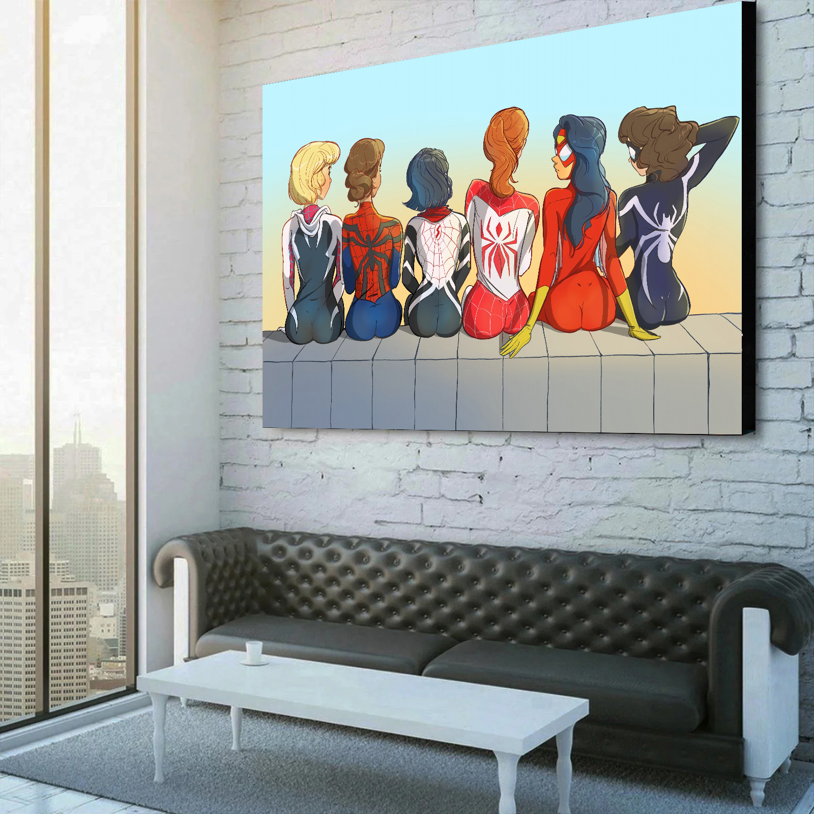 Spider Women Back Catalogue Canvas Wall Art 