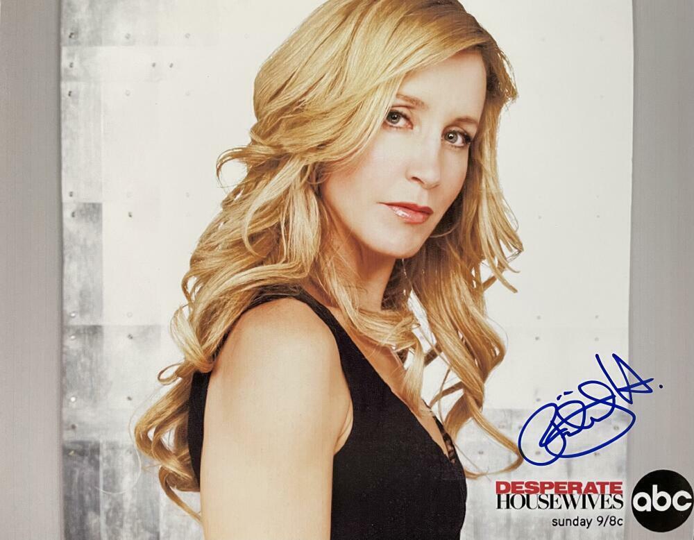 FELICITY HUFFMAN SIGNED AUTOGRAPH 8X10 Photo Poster painting - DESPERATE HOUSEWIVES TRANSAMERICA