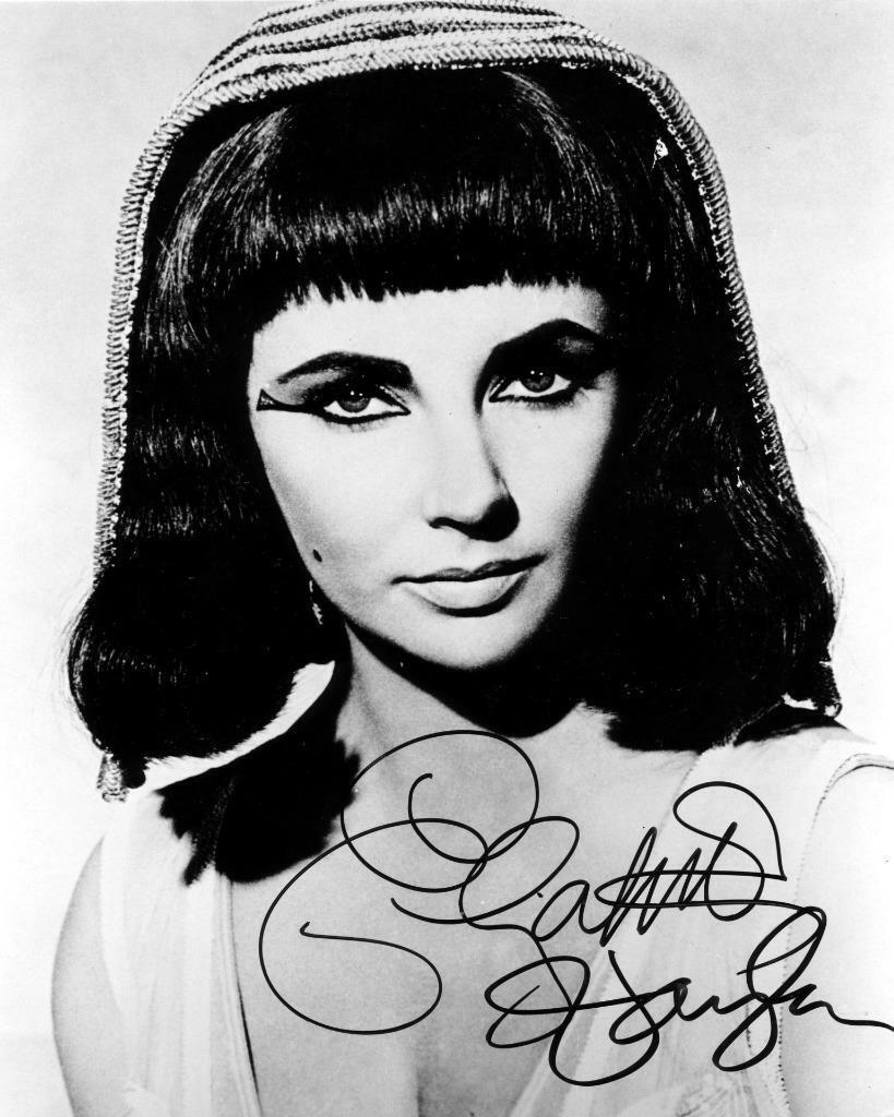 Elizabeth Taylor SIGNED AUTOGRAPHED 10 X 8