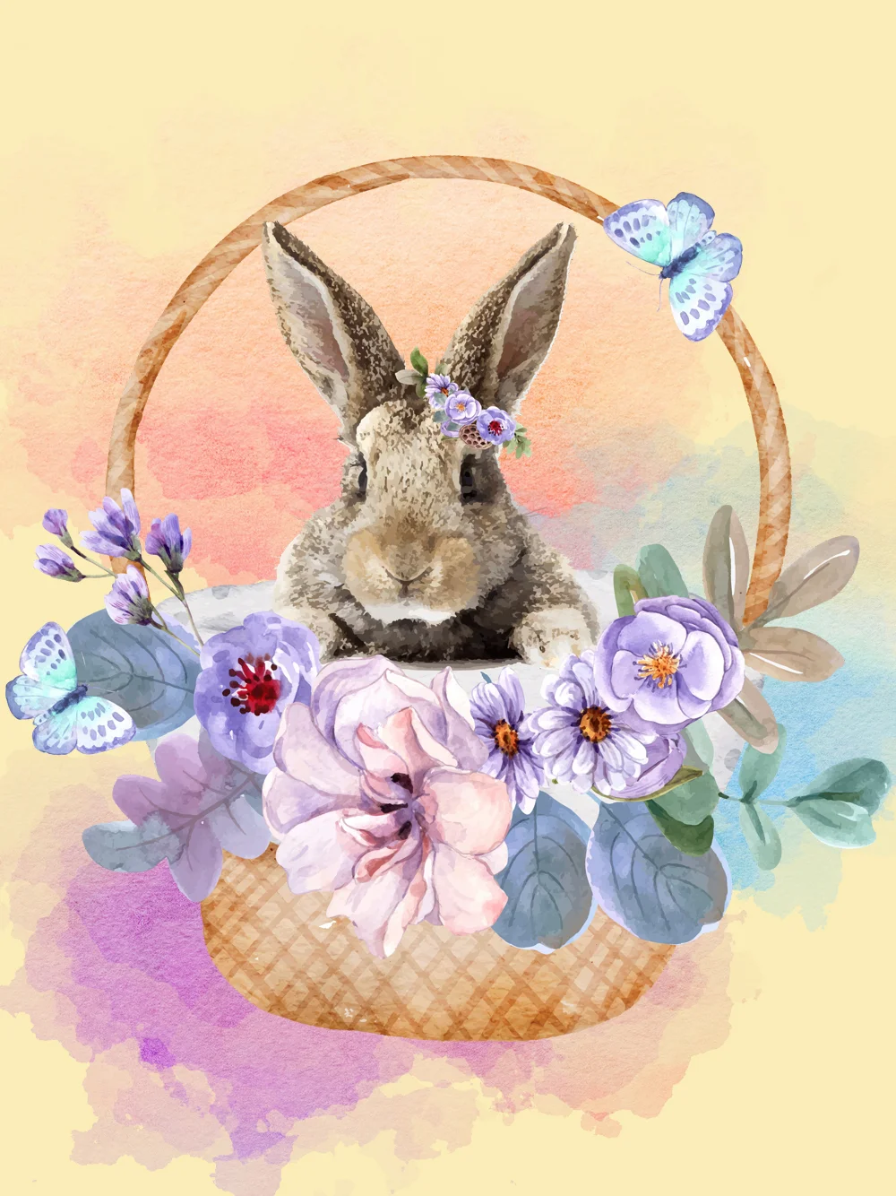 Diamond Painting - Full Round/Square Drill - Rabbit(30*40 - 50*60cm)