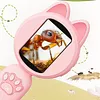 Kids Cat Shape Digital Magnifying Glass 2.0Inch Handheld Microscope for Kid Gift