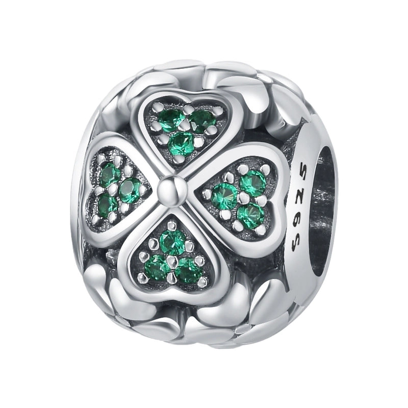 1 Piece Diameter 10mm 925 Sterling Silver Zircon Heart Shape Flower Jewelry Accessories2