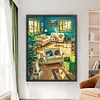uk.everydayedeals (Limited Stock)Cross Stitch - 11ct Stamped - salon (50*65cm)