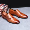 Men's High-quality Temperament Low-top Leather Shoes -Dress Shoes