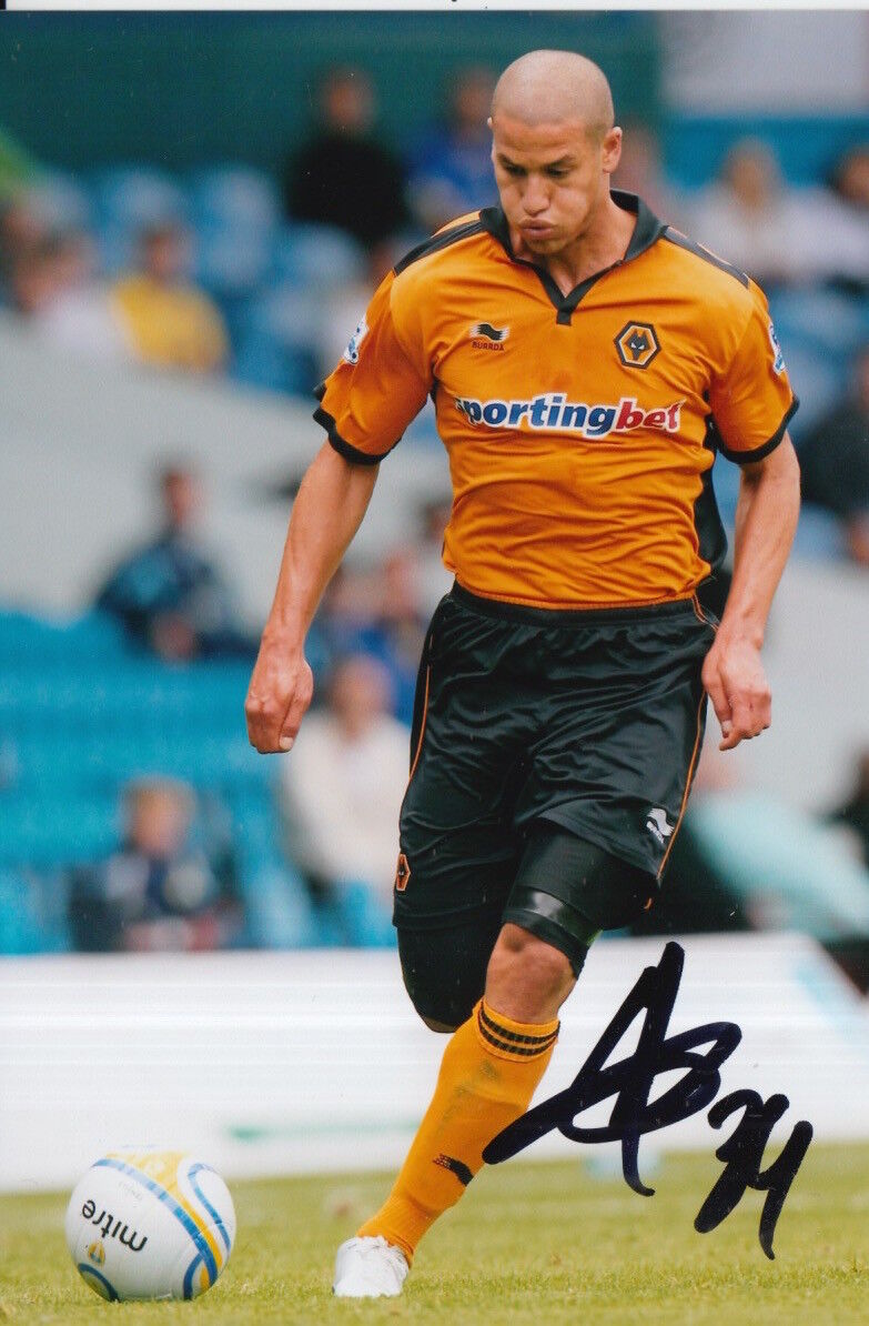 WOLVES HAND SIGNED ADLENE GUEDIOURA 6X4 Photo Poster painting 1.