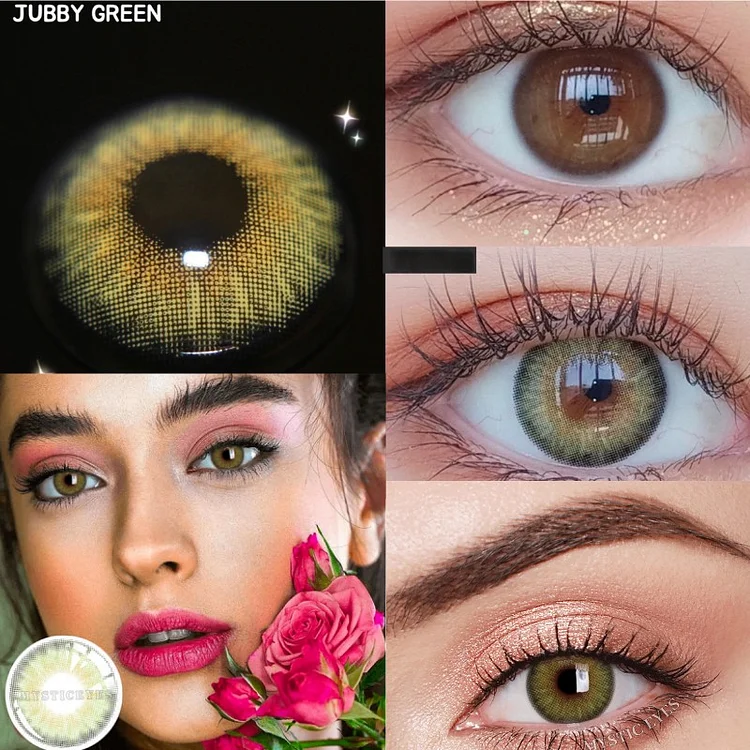 【U.S WAREHOUSE】Jubby Green Color Contact Lenses
