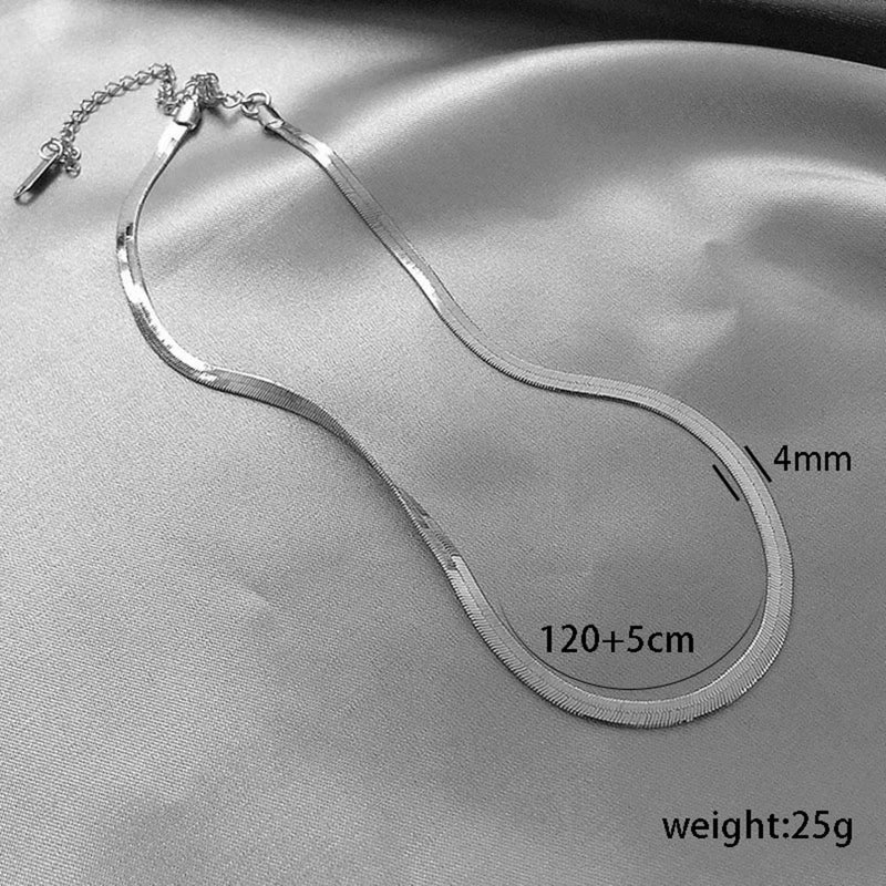 Classic Style Geometric 304 Stainless Steel Long Necklace