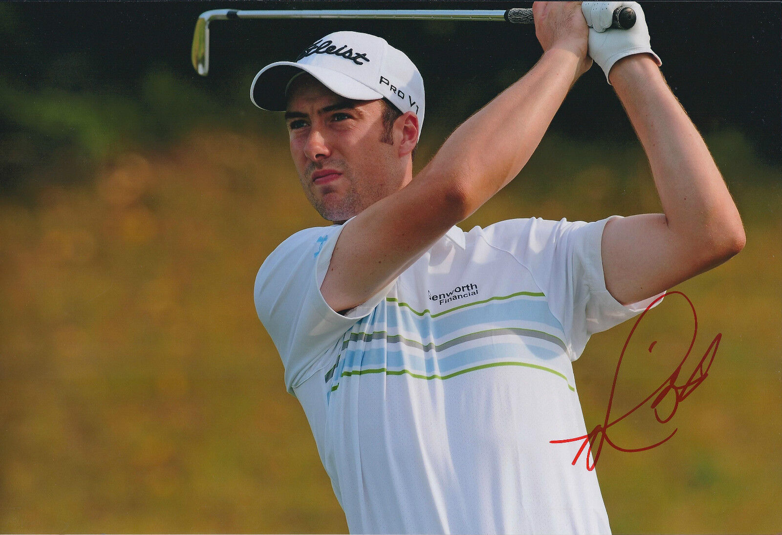 Ross FISHER SIGNED 12x8 Photo Poster painting AFTAL COA Autograph European Tour Winner GOLF