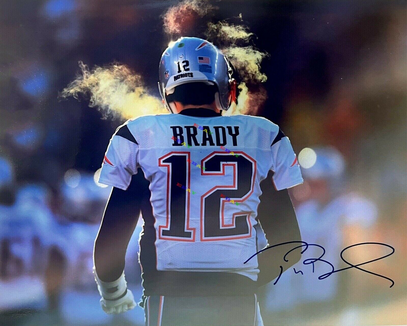 Tom Brady New England Patriots Signed Autographed 8x10 Photo Poster painting Reprint