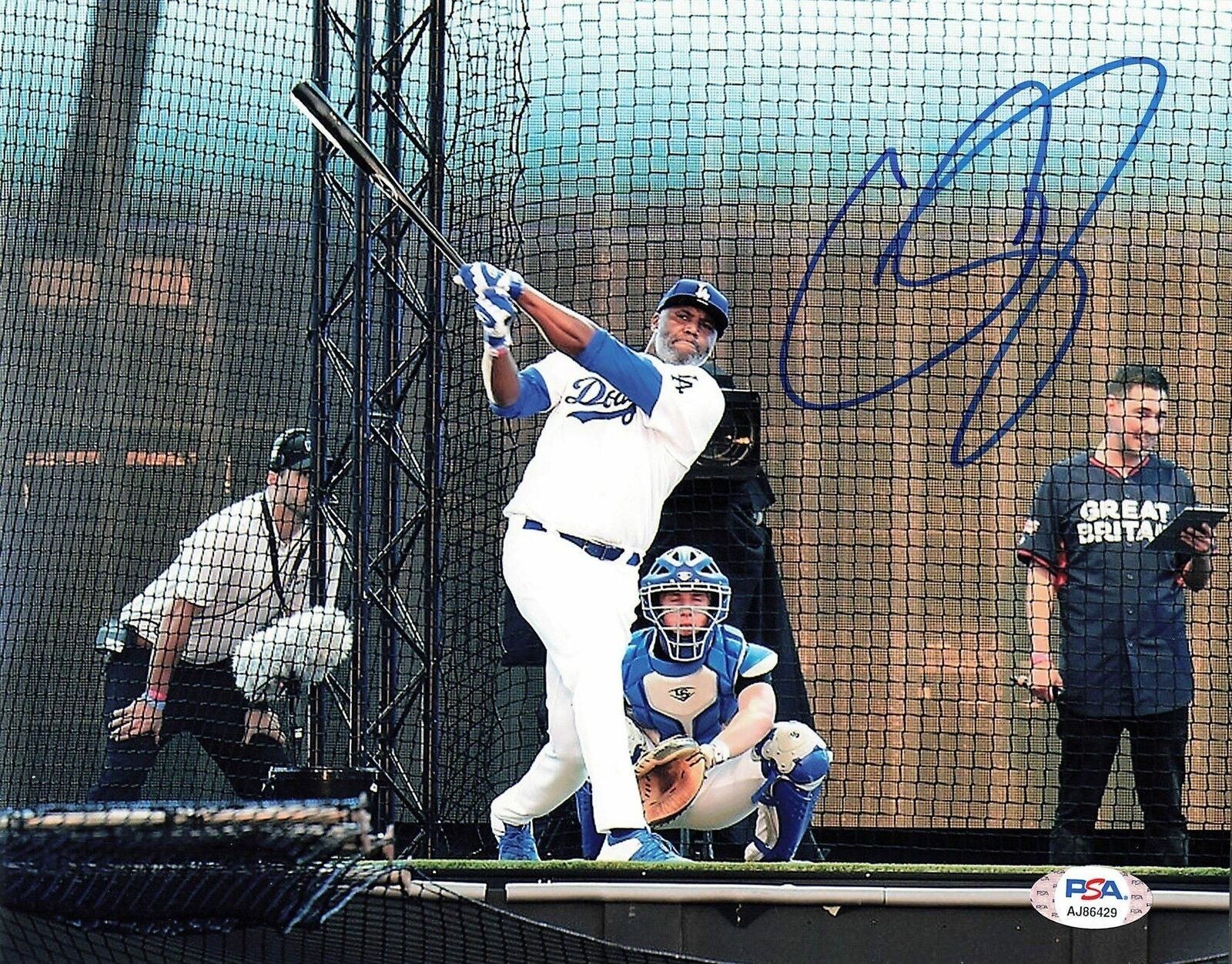 CLIFF FLOYD signed 8x10 Photo Poster painting PSA/DNA Los Angeles Dodgers Autographed