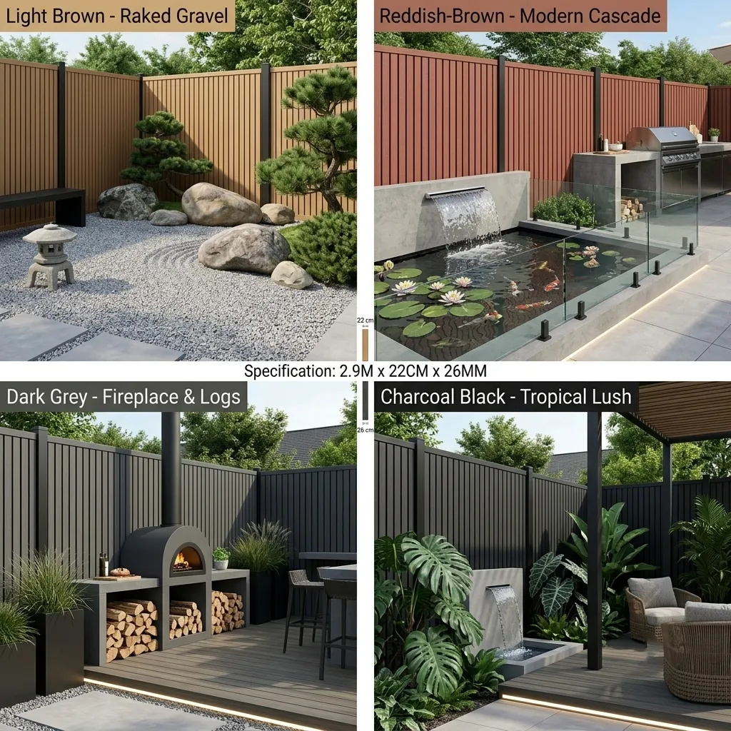 Exterior walls and fences