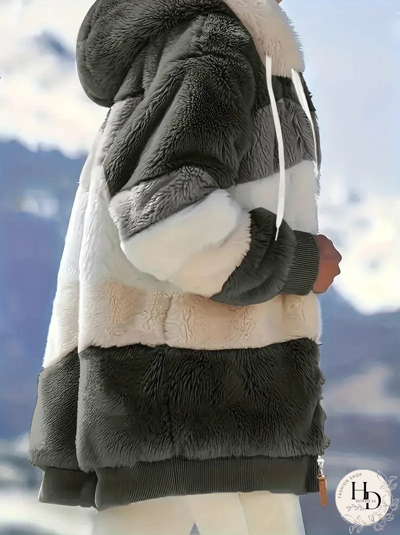 Trendy Tie-Dye Hooded Jacket