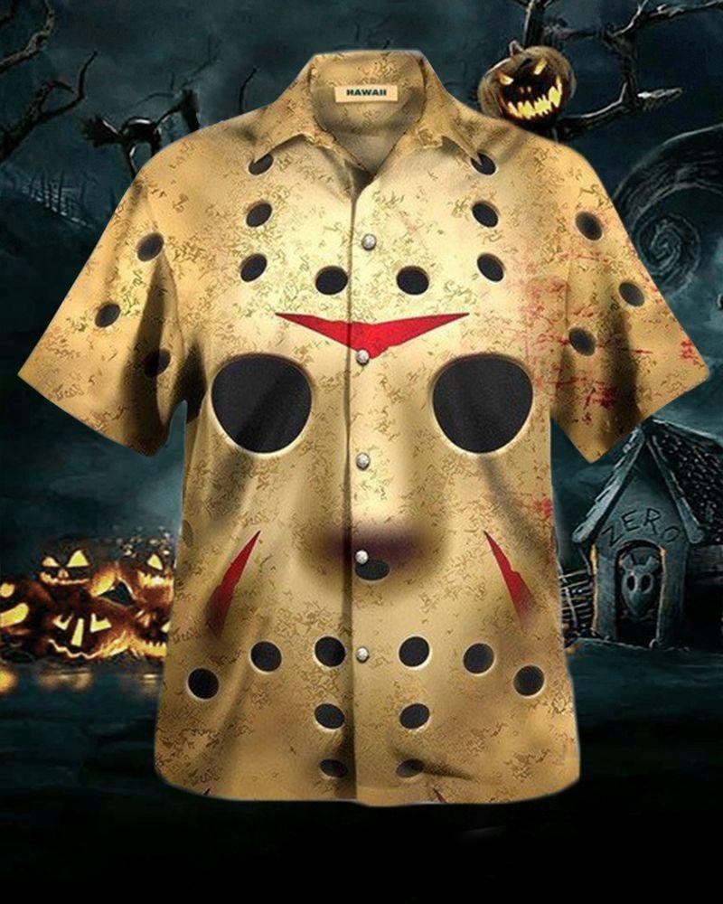 Men's Halloween Short Sleeve Shirts-080506