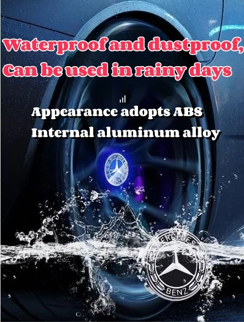 Car LED wheel hub lamp hub cover modification