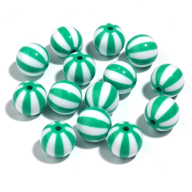 1 Set Arylic Stripe Beads