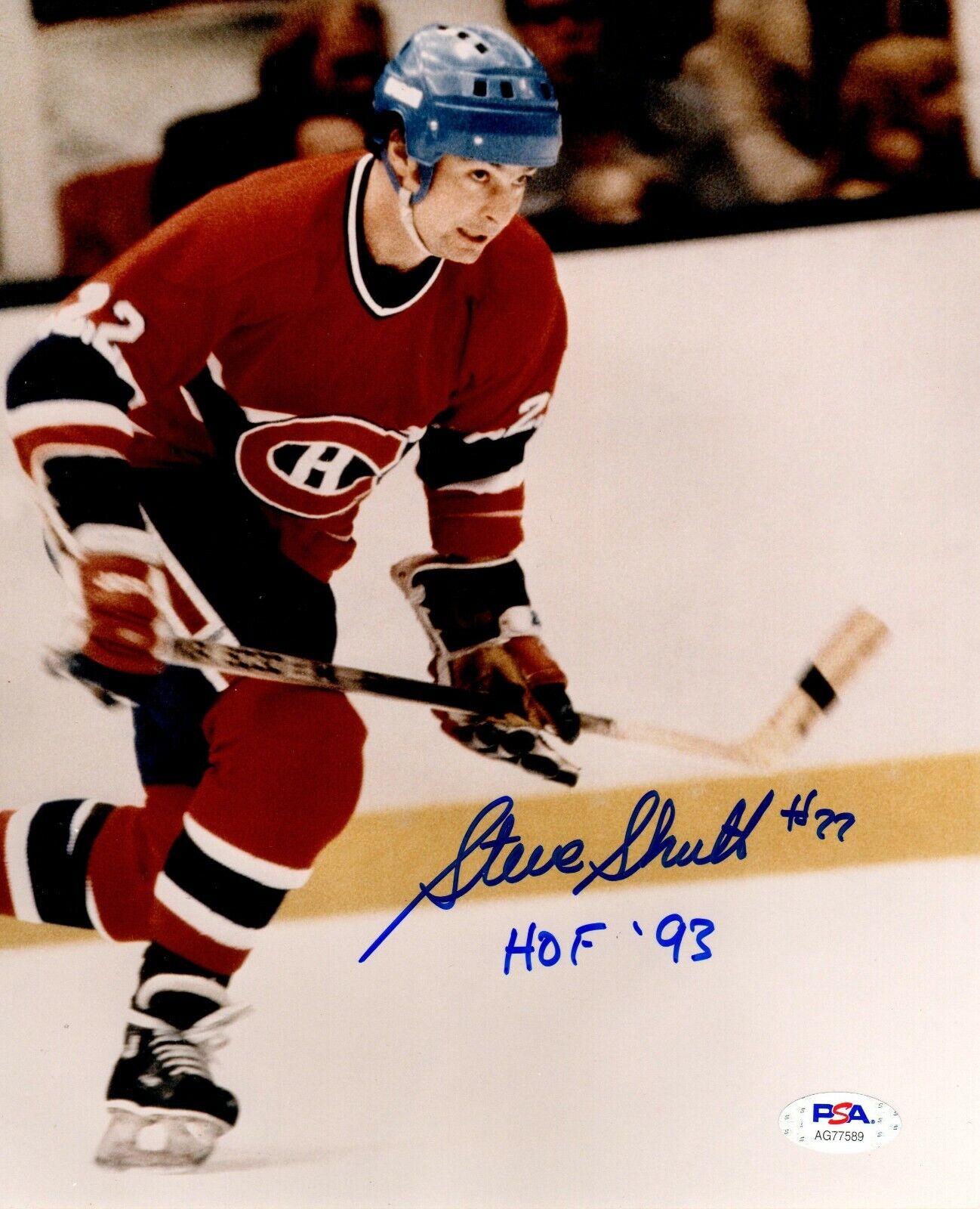 Steve Shutt autographed signed inscribed 8x10 Photo Poster painting NHL Montreal Canadians PSA