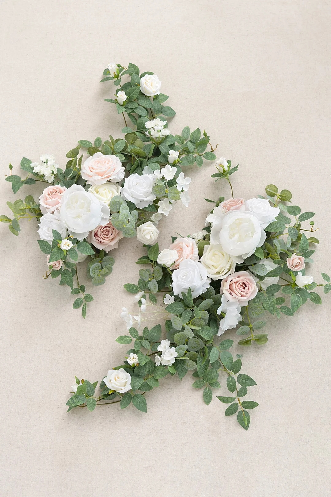 Head Table Floral Swags in White & Sage