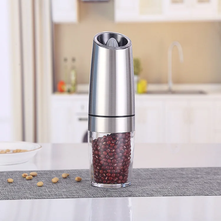 Automatic Electric Gravity Induction Salt and Pepper Grinder