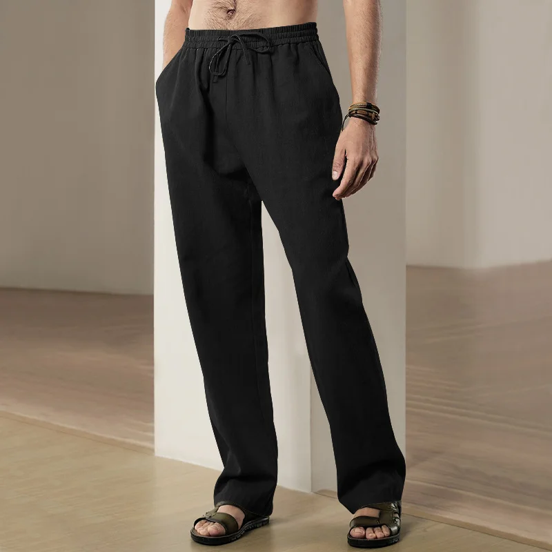 Loose Cotton Trousers-inspireuse
