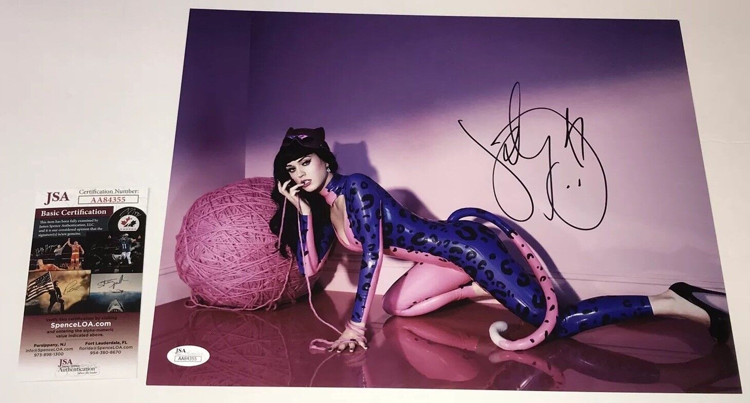KATY PERRY Signed 11X14 Photo Poster painting SEXY Teenage Dream IN PERSON Autograph JSA COA