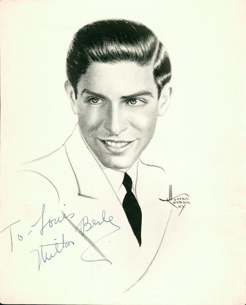 Milton Berle (Vintage, Inscribed) signed Photo Poster painting COA