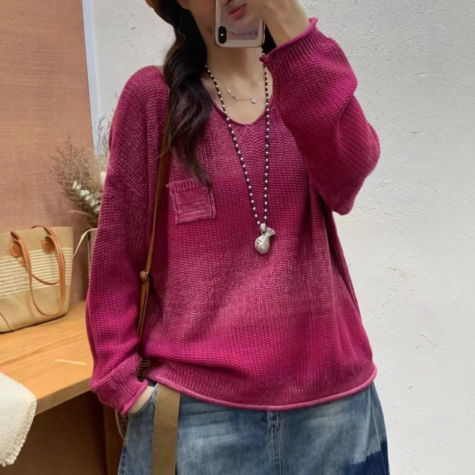 Chicfifth Sweater Women Winter Long Sleeve High Quality Autumn Vintage Top Knitted Cardigan