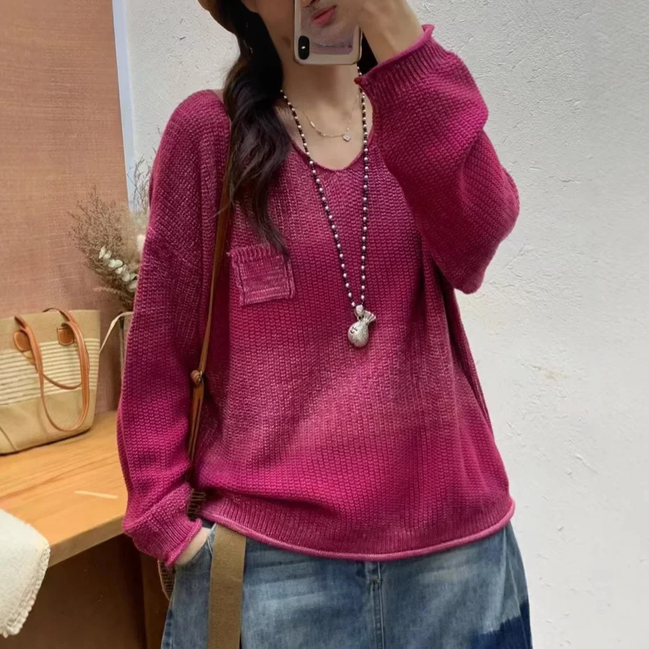 Chicfifth Sweater Women Winter Long Sleeve High Quality Autumn Vintage Top Knitted Cardigan