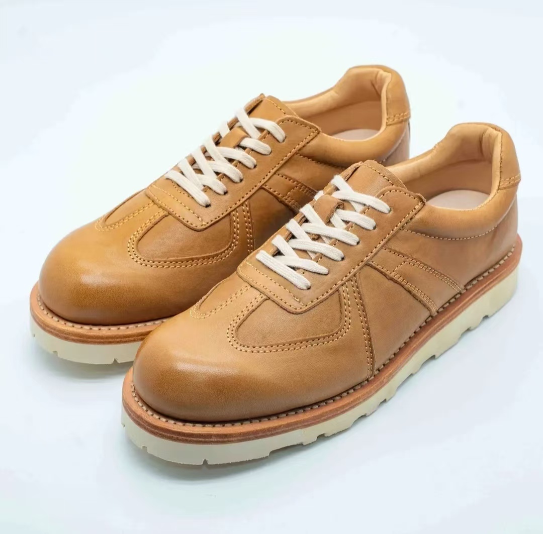 SB191 Horsehide/Cowhide Training Sneakers For Men  GOOCCIO   