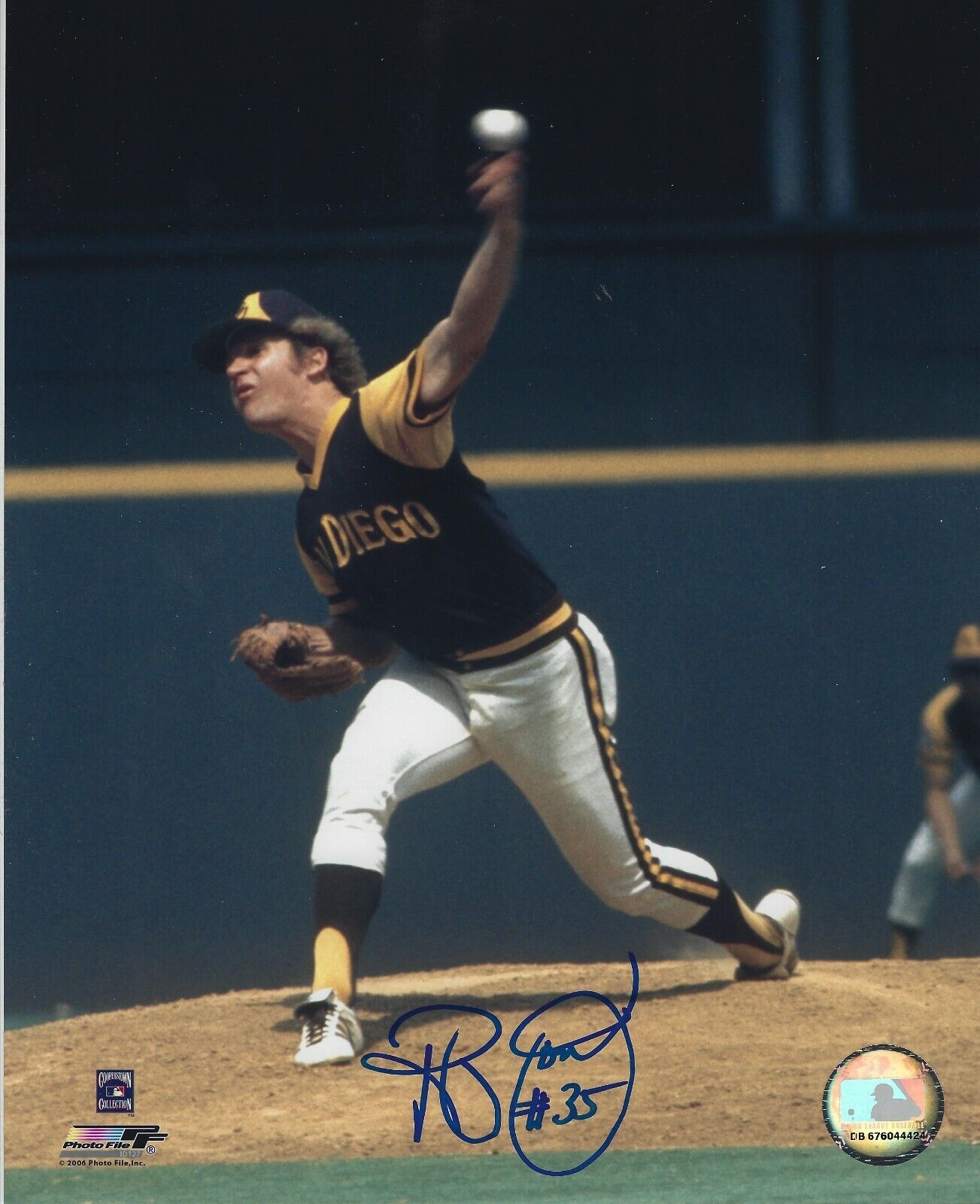 Autographed RANDY JONES San Diego Padres 8x10 Photo Poster painting w/ COA