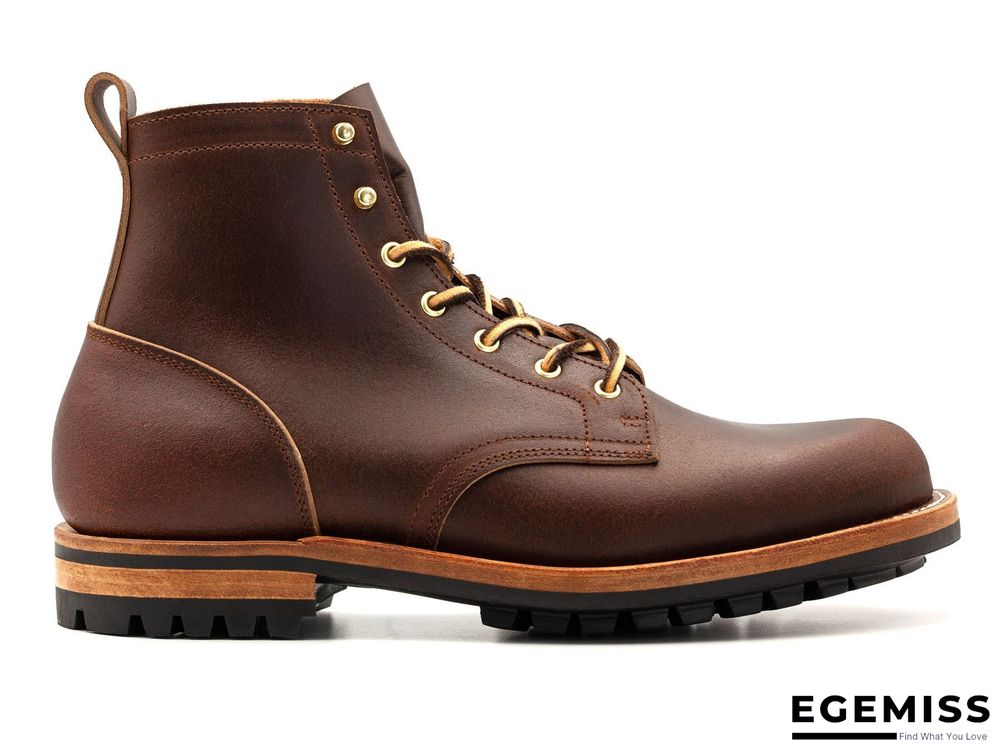 Cow Split Leather Men Boots Comfortable Boots Men Footwear Rubber Ankle Boots Men's Shoes | EGEMISS