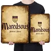 Maredsous - Panneaux en &eacute;tain m&eacute;tallique(20*30cm/30*40cm)