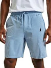 Men's Striped Drawstring Active Shorts