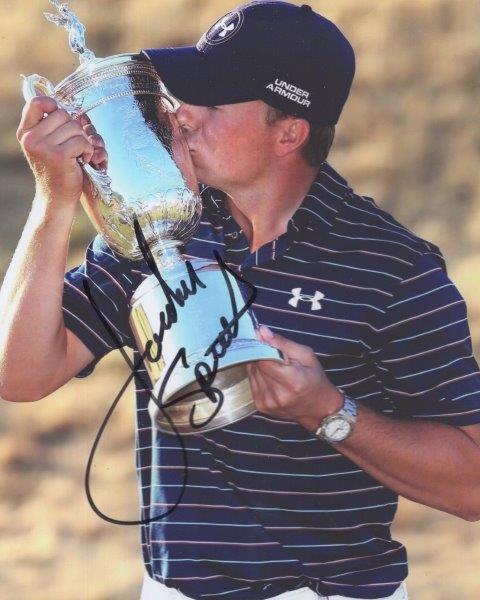 REPRINT - JORDAN SPIETH Autographed Golf Signed Glossy 8 x 10 Photo Poster painting Poster