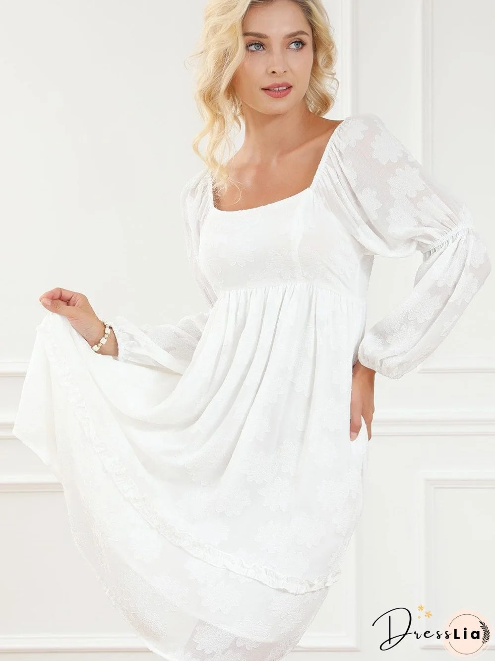 Appealing White Mini Dress