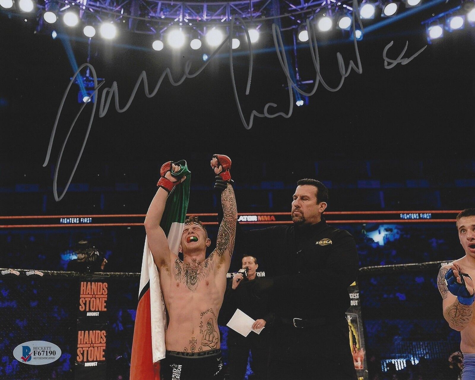 James Gallagher Signed 8x10 Photo Poster painting BAS Beckett COA Bellator Picture Autograph MMA