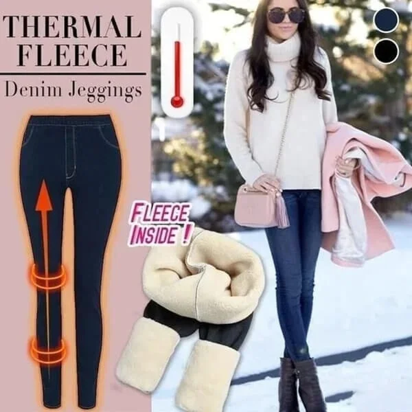 Thermal Fleece Denim Jeggings🎁Christmas Sale🎁