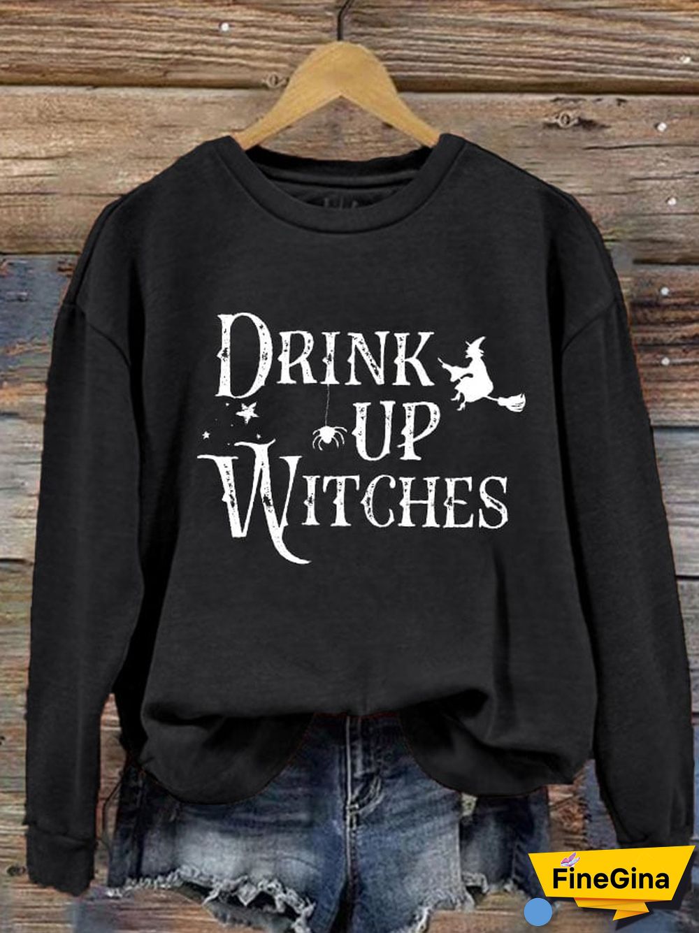 Women's Drink Up Witches Casual Sweatshirt