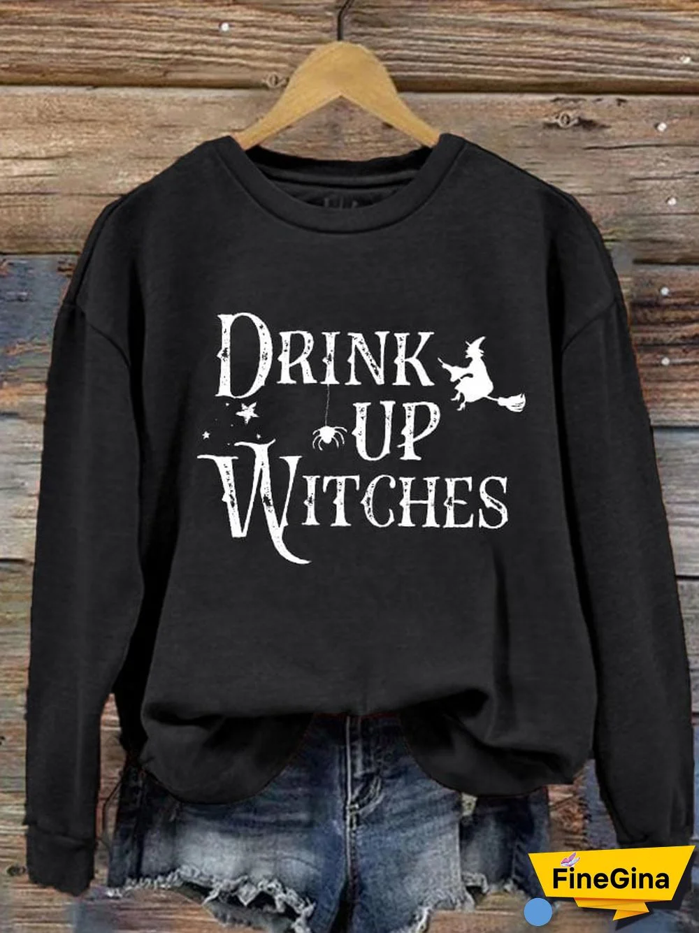 Women's Drink Up Witches Casual Sweatshirt