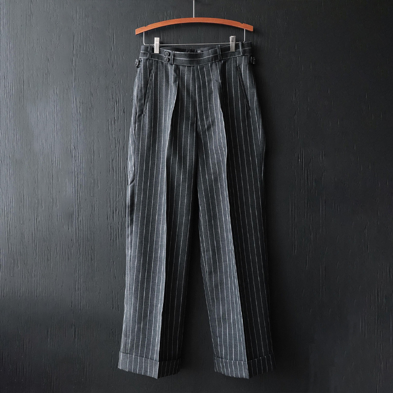 Men's 1930s Vintage-Inspired Dress Trousers