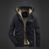 Men's Hooded Casual Fleece Jacket