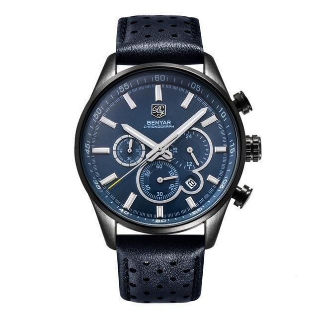 Wilder Leather Chronograph Watch