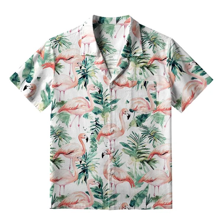 Passionate Flamingo Aloha Hawaiian Shirt