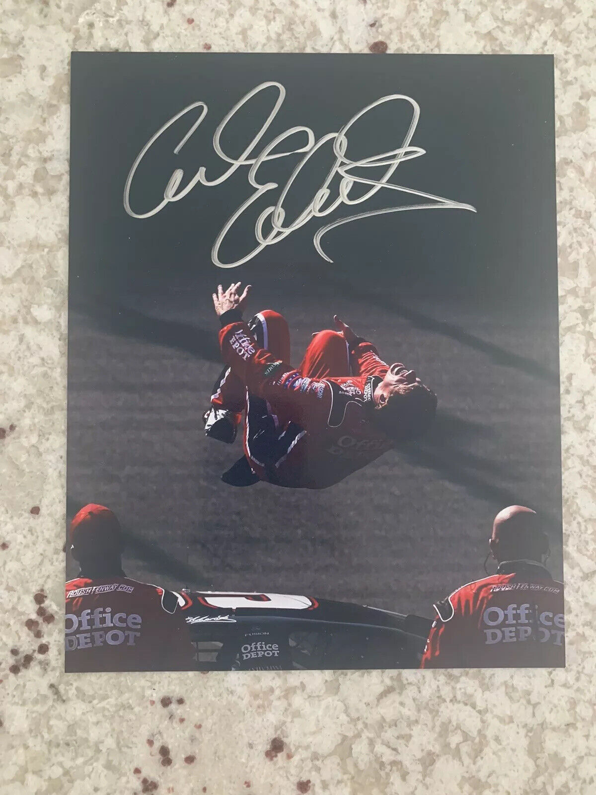 Carl Edwards Signed 8X10 Photo Poster painting Autographed NASCAR